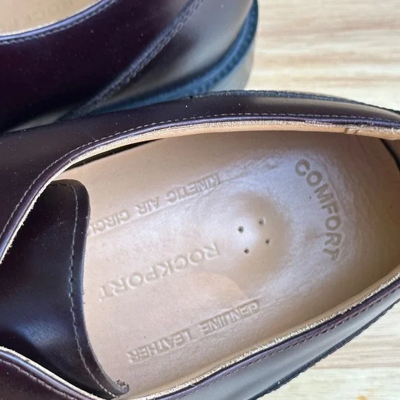 Rockport Men's Derby Split Toe Dress Shoes Model APM1235E Brown‎ Size 15M - Picture 2 of 10